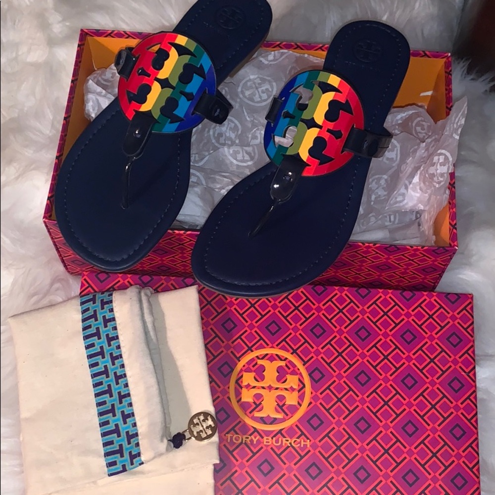 BRAND NEW NEVER WORN Tory Burch Rainbow Miller